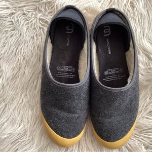 Gray and Yellow Slip-On  Mahiba Men’s slippers, size 12 made in Portugal